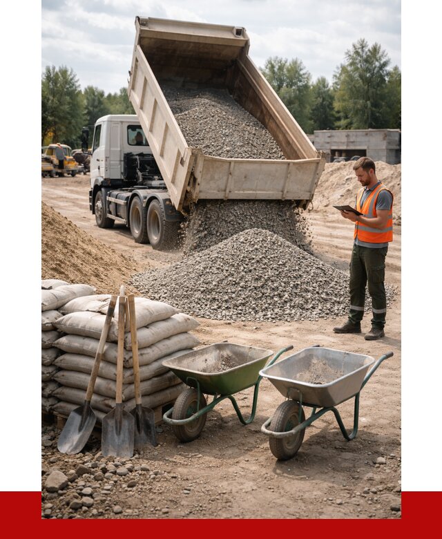 Доставка нерудных материалов в Черкесске от 1224 руб. | ПРОНЕРУДЧрк