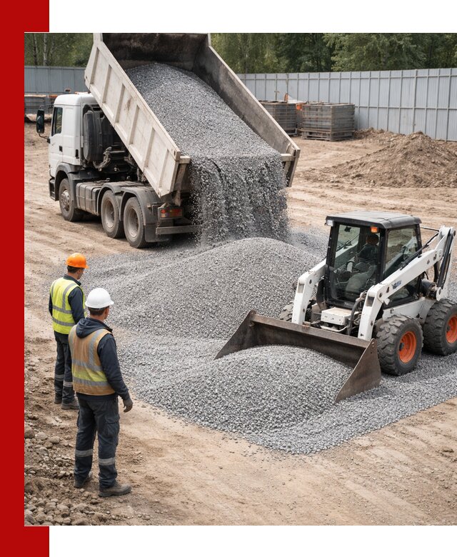 Доставка и продажа гранитного щебня фракции 0-5 в Черкесске