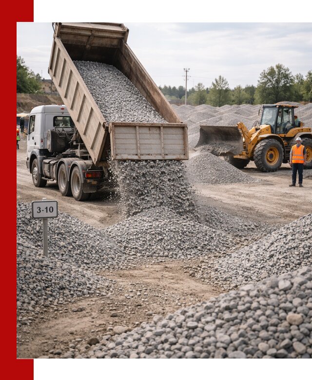 Гранитный щебень фракции 3–10: доставка и продажа в Черкесске