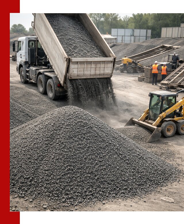 Вторичный щебень фракция 0–5 с доставкой в Черкесске
