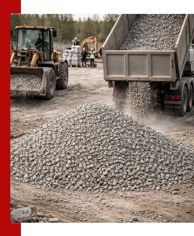 Вторичный щебень фракции 5-20 в Черкесске — доставка и продажа крупнотоннажно