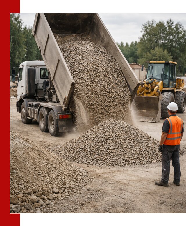 Доставка щпс в Черкесске — щебеночно-песчаная смесь под заборы и дорожки