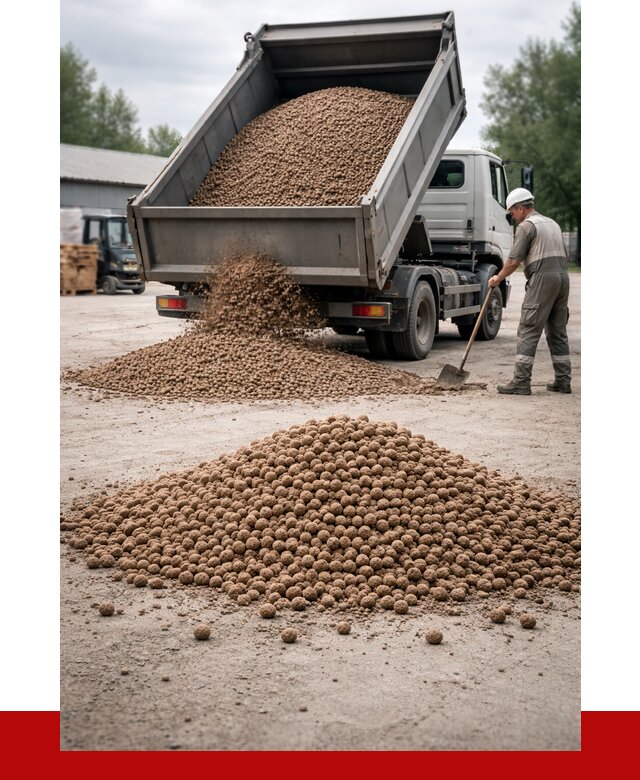 Керамзит с доставкой в Черкесске от 4282 р. за м3 | ПРОНЕРУДЧрк