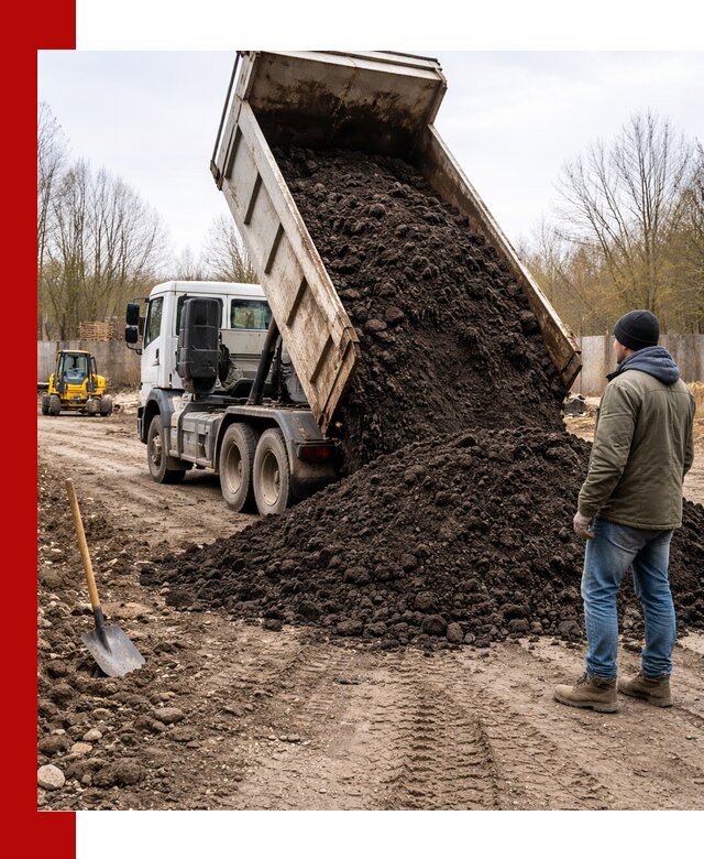 Доставка чернозема навалом в Черкесске быстро и выгодно
