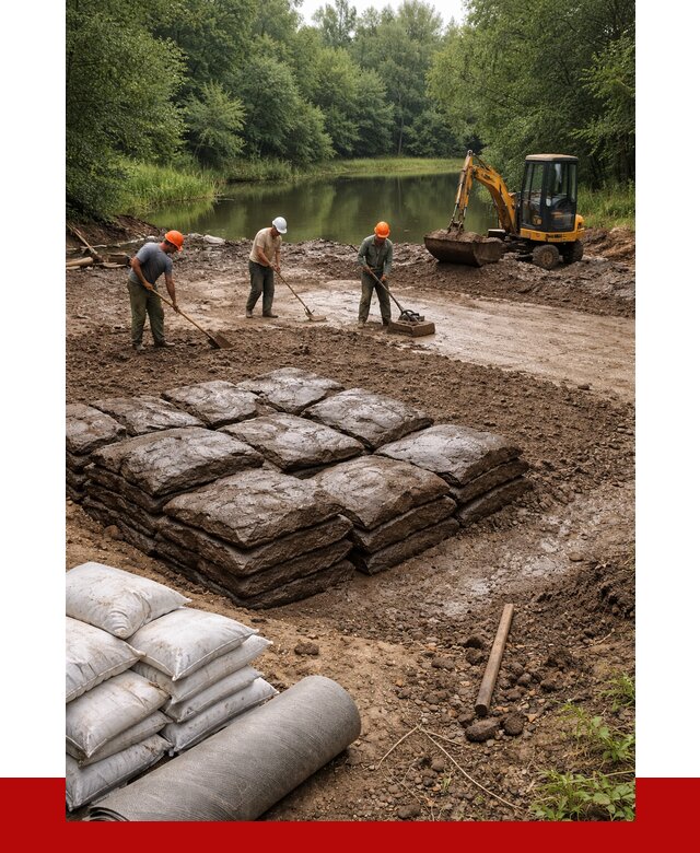Купить глину для пруда в Черкесске от 4588 р. с доставкой | ПРОНЕРУДЧрк