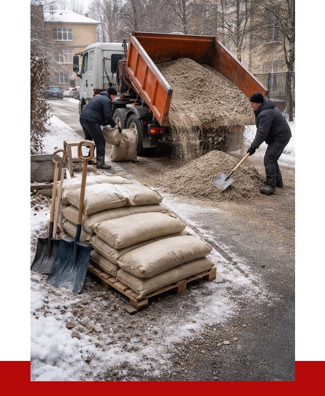 Противогололедные материалы оптом в Черкесске от 4282 р. | ПРОНЕРУДЧрк