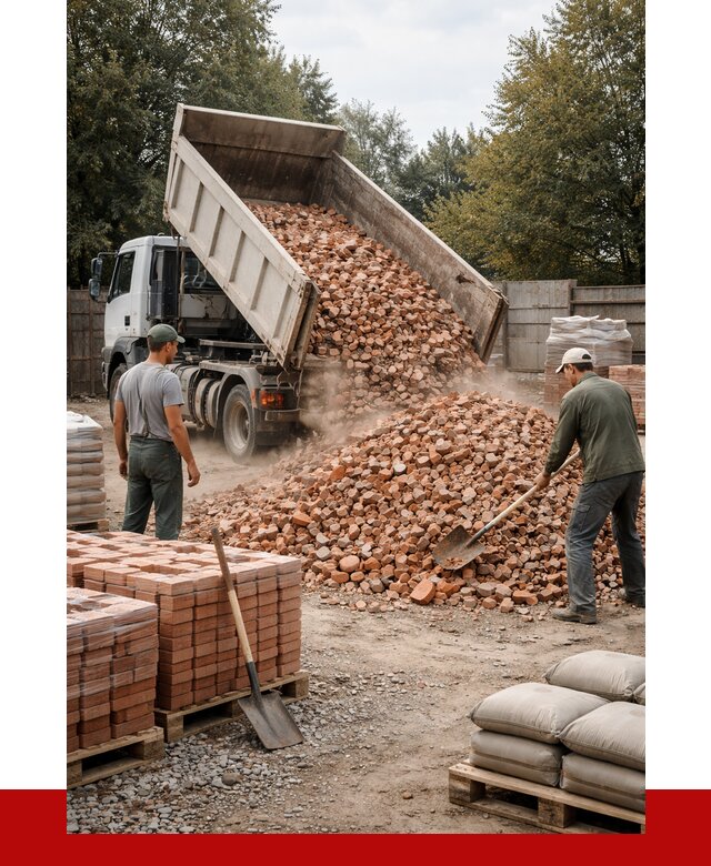 Бой кирпича в Черкесске с доставкой от 4282 руб/куб | ПРОНЕРУДЧрк