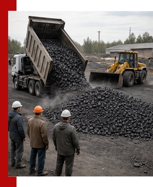 Доставка угля антрацита в Черкесске с самосвалами и погрузкой