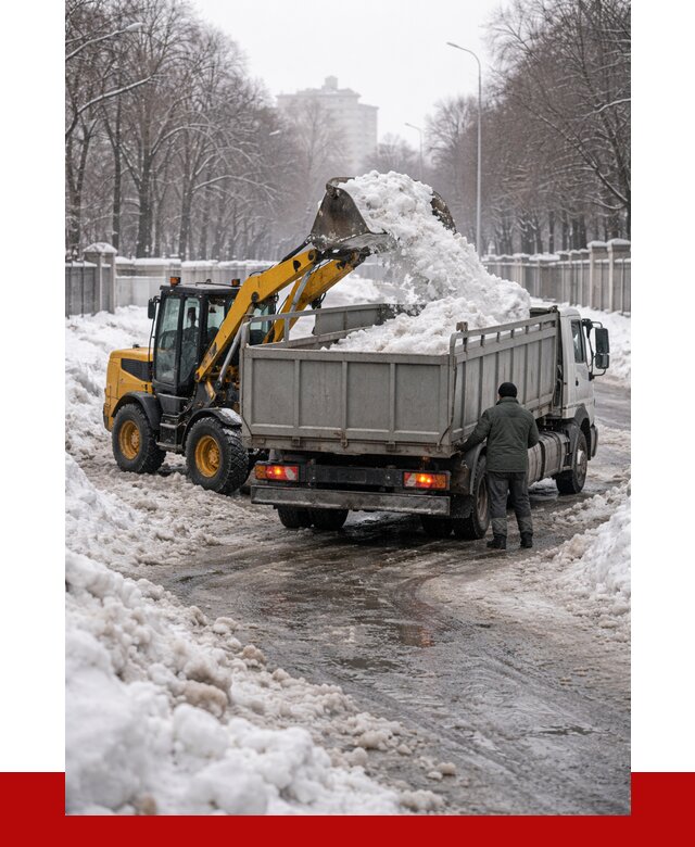 Вывоз снега с погрузкой в Черкесске от 3569 р. ПРОНЕРУДЧрк