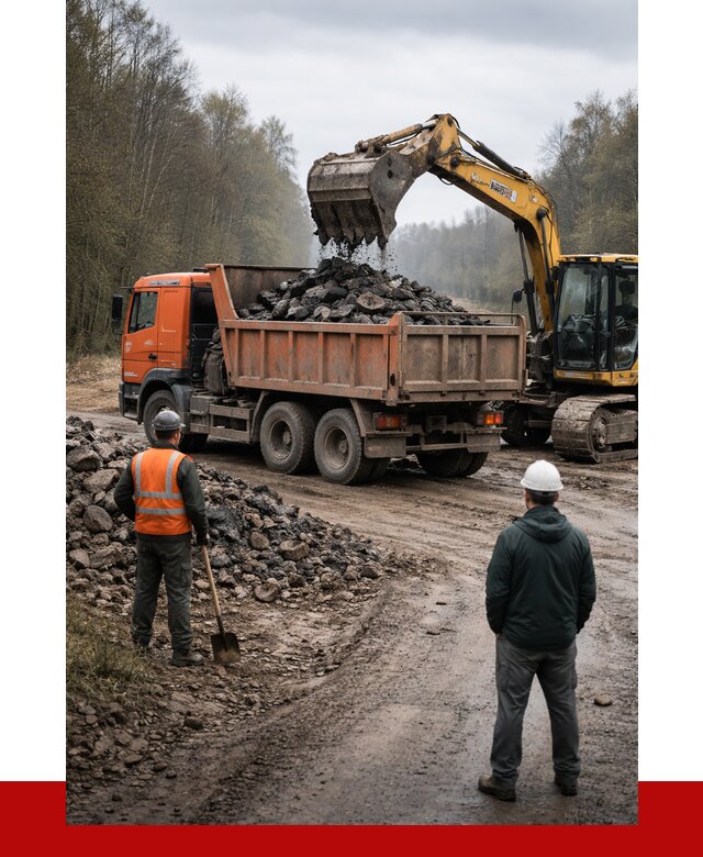 Вывоз асфальта в Черкесске от 4588 р. самосвалом ПРОНЕРУДЧрк